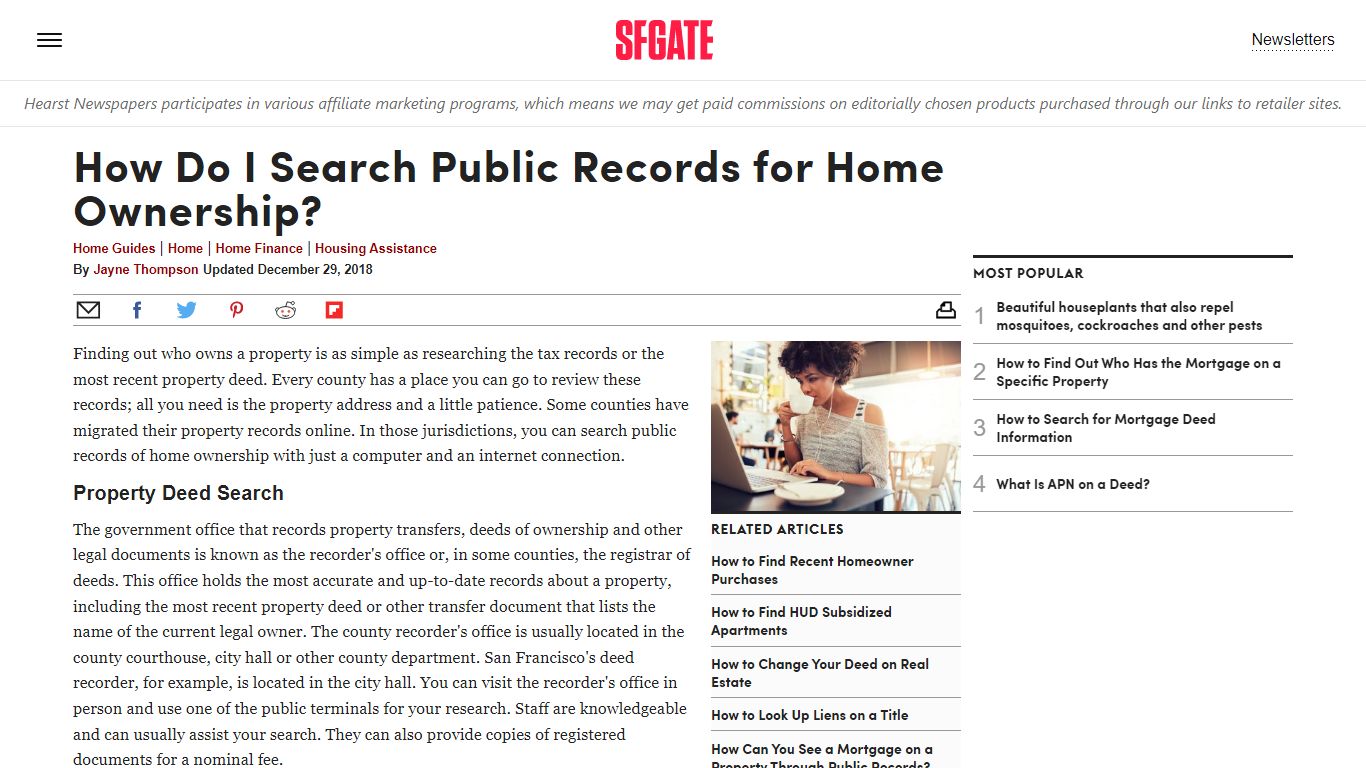 How Do I Search Public Records for Home Ownership?